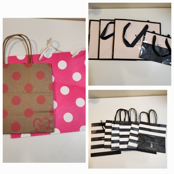 Bundle of 12 shopping bags VS, Sephora and Pink - Picture 1 of 16